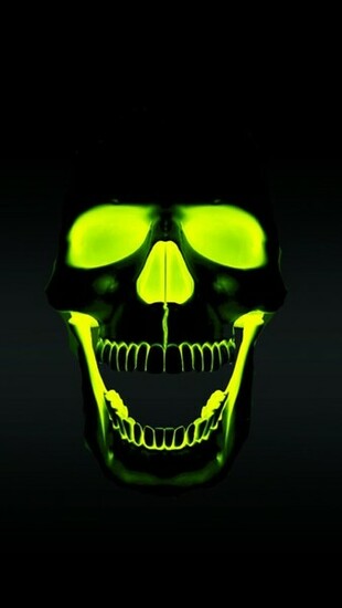 Green Skull Wallpaper HD