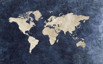 World Map Printable Poster Computer Wallpaper Desktop