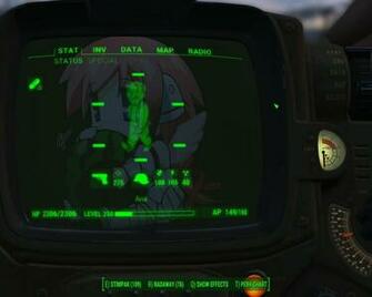 Ikaros Pip Boy Background Fallout Mod Cheat Fo4