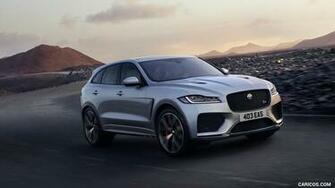 Jaguar F Pace Svr Front Three Quarter HD Wallpaper