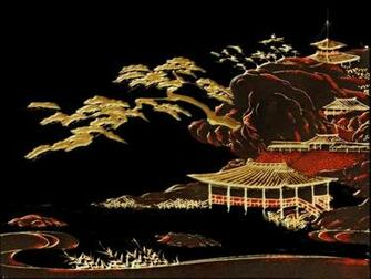 Chinese Village Wallpaper Art