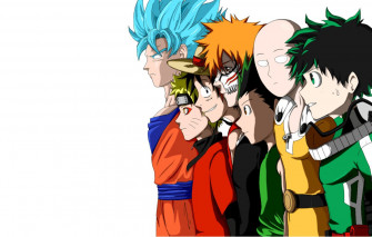 Wallpaper Bleach Naruto One Piece Pirate Anime Crossover