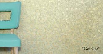 50s Style Art Design Retro Wallpaper Bradbury