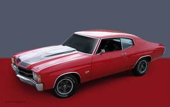 Chevelle Ss Wallpaper Red Coupe Muscle Cars High