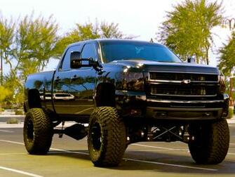 Lifted Chevy Trucks Black Dragon 2500HD