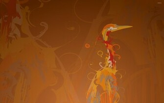 Stork Wallpaper Digital Art