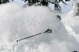 Displaying Image For Deep Powder Skiing Wallpaper