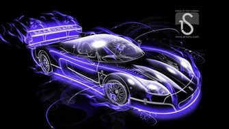 Cool Abstract Cars HD Wallpaper Black Car 3d