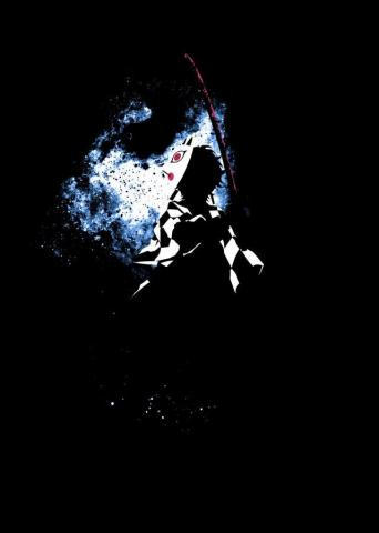 Demon Slayer Amoled Edit Sharpened R Animewallpaper