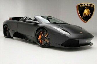 Luxury Lamborghini Cars Black Murcielago Wallpaper