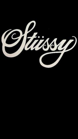 Stussy Black Wallpaper Android iPhone
