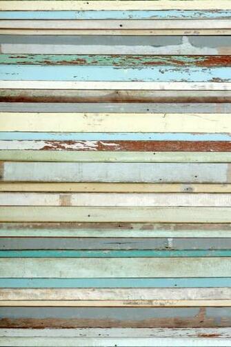 Old Wood Blue Mural