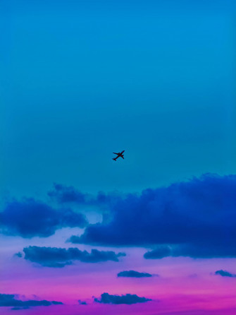 Sky Neon Aesthetic iPhone Wallpaper