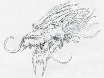 Image Dragon Head Drawings Wallpaper Hq Background HD