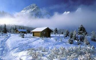 Log Cabin Wallpaper