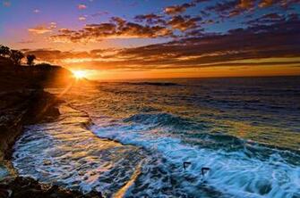 Sunset Beaches Background Net