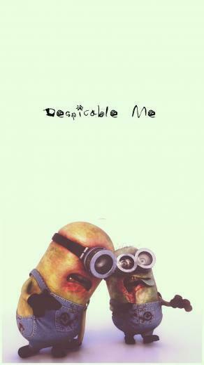 Creepy Halloween Minion Zombie iPhone Plus Wallpaper HD From