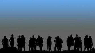 Young People Silhouettes Chainimage