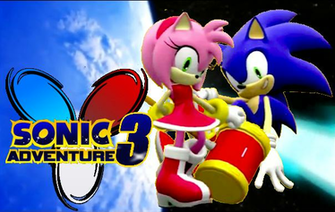 Sa3 Sonic And Amy Wallpaper By Silverdahedgehog06