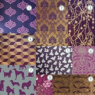 Purple Wallcoverings Glam Retro Or Just For Fun