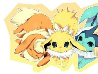 Wallpaper Water Pokemon Fire Flareon