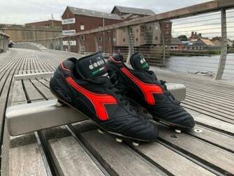Diadora Orange Van Basten Football Boots F Tbol