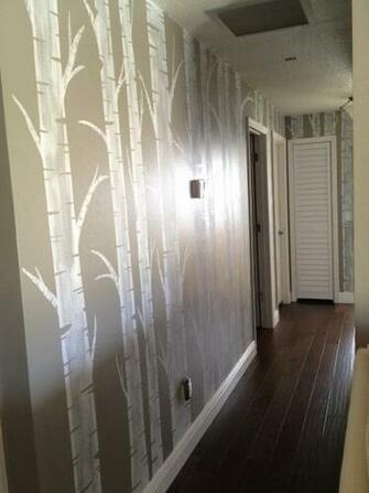 Karlena Wolhart On Birch Tree Wallpaper