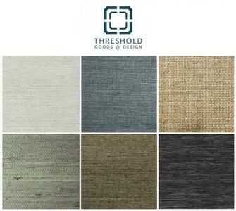 Grasscloth Wallpaper Threshold Goods Design