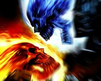 Blue Fire Skull Red Vs Vsliked The