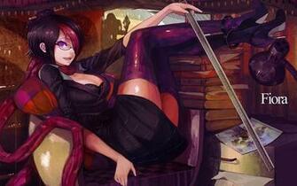 Sexy Fiora League Of Legends HD Wallpaper 02a Game Girl Tight Highs