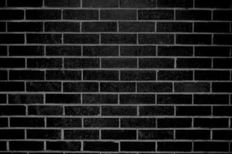 Black Bricks Wallpaper Grasscloth