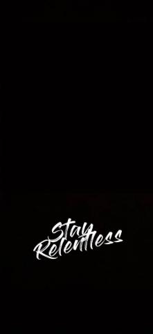 Relentless Minimal Wallpaper