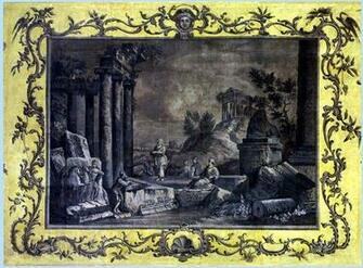 18th Century Grisaille Wallpaper My House