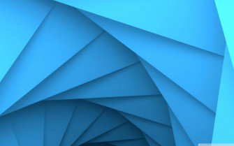 Blue Geometric Wallpaper