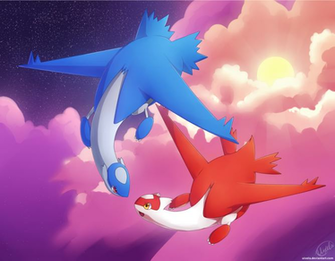 Latias And Latios By Uixela