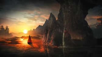 Harmony Boat Creative HD Artist 4k Wallpaper Image