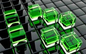 3d Green Dice HD Wallpaper Full