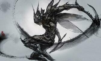 Digital Wallpaper Of Animated Winged Knight HD