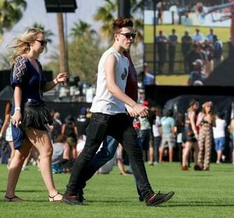 Brooklyn Beckham Is Seen At Coachella Valley Music