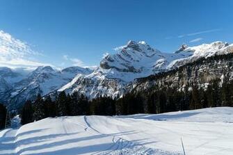 Image Alps Switzerland Braunwald Canton Of Glarus Nature Winter