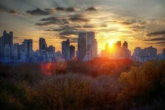 New York City Wallpaper Sunset HD Background