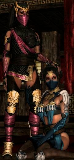Mkx Mileena X Kitana By Angelonline23