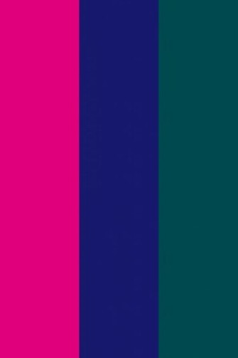 Mexican Pink Midnight Blue And Green Three Color Background