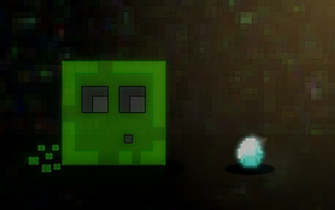 Minecraft Slime With Diamond Wallpaper By Arcticus1010