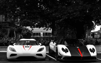 Pagani Zonda Koenigsegg Agera R Luxury Exotic Cars Wallpaper