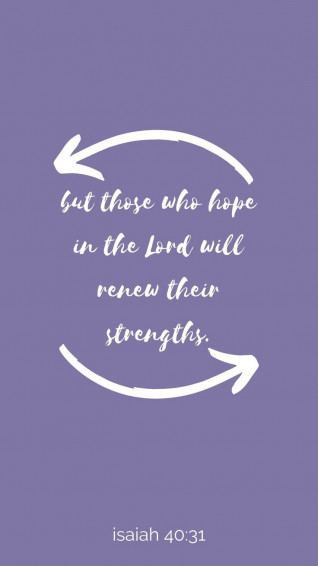Aesthetic Violet Wallpaper With Arrow Detailing Bible Quotes