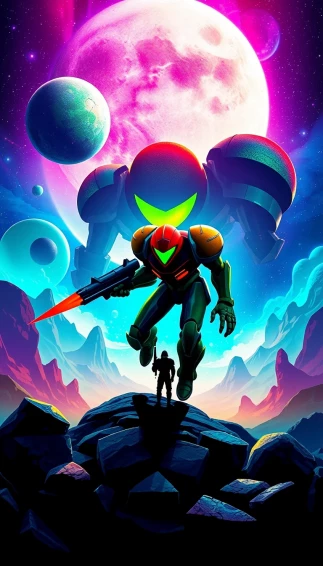 Metroid Phone Wallpaper