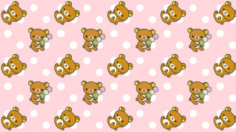 Polka Dots And Rilakkuma Kawaii iPad 0h2aoj11kzkez6hf Wallpaper