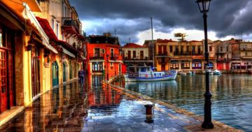 Waterfront In Greece 4k Ultra HD Wallpaper High Quality Walls