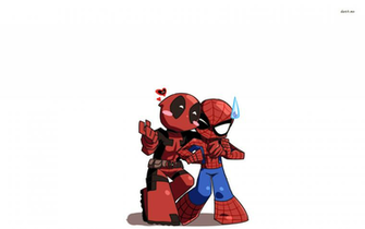 Deadpool Spider Man Wallpaper Comic